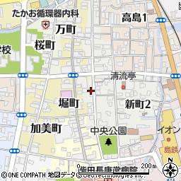 有限会社ヤマハ音楽教室横浜屋　島原センター周辺の地図