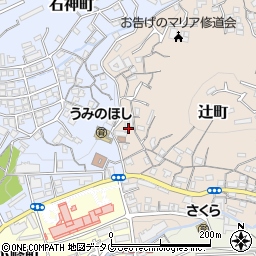 長崎県長崎市辻町14周辺の地図