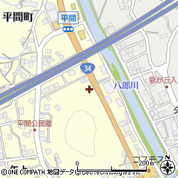 長崎県長崎市平間町693周辺の地図