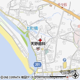 長崎県雲仙市千々石町甲167周辺の地図