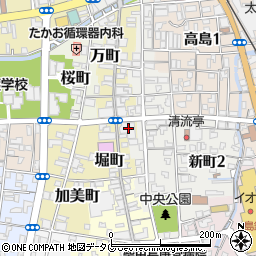 十八親和銀行島原中央支店周辺の地図