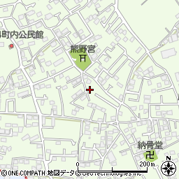 熊本県上益城郡益城町広崎1129周辺の地図