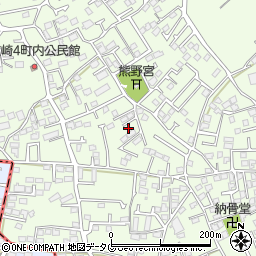 熊本県上益城郡益城町広崎1097-6周辺の地図
