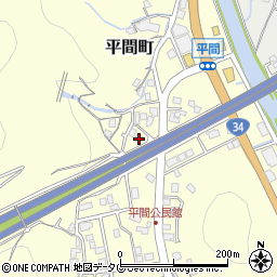長崎県長崎市平間町751周辺の地図