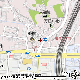 熊本市高齢者支援センターささえりあ　花陵周辺の地図