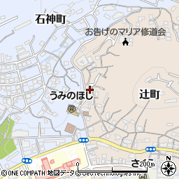 長崎県長崎市辻町14-16周辺の地図