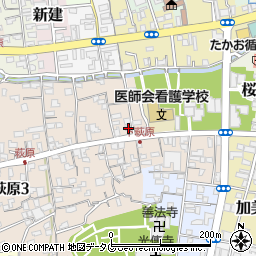 加藤製糸工場周辺の地図