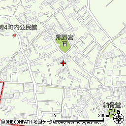 熊本県上益城郡益城町広崎1097-5周辺の地図