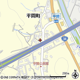 長崎県長崎市平間町748周辺の地図