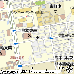 熊本県看護研修センター周辺の地図