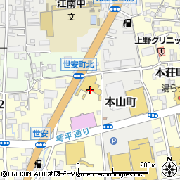 熊本県民テレビ周辺の地図