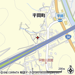 長崎県長崎市平間町753周辺の地図