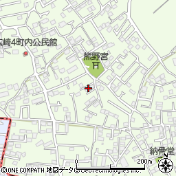 熊本県上益城郡益城町広崎1097-3周辺の地図