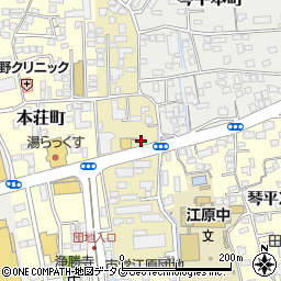 ダスキンレントオール　熊本ステーション周辺の地図