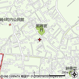 熊本県上益城郡益城町広崎1097-2周辺の地図