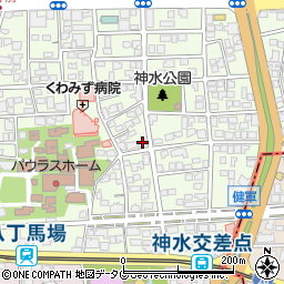 熊本県医療労働組合連合会周辺の地図