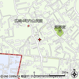 熊本県上益城郡益城町広崎1083-12周辺の地図