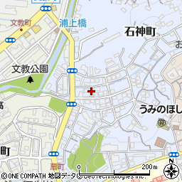 長崎県長崎市石神町8周辺の地図