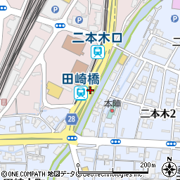 田崎橋周辺の地図