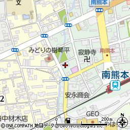 株式会社ヤマトクリエーション九州　熊本店周辺の地図