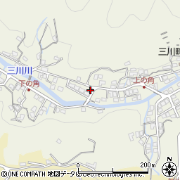 長崎県長崎市三川町周辺の地図
