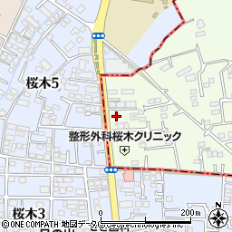 熊本県上益城郡益城町広崎1038-9周辺の地図
