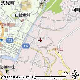 長崎県長崎市向町1158周辺の地図