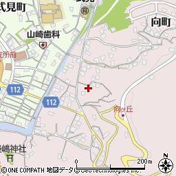 長崎県長崎市向町1171周辺の地図