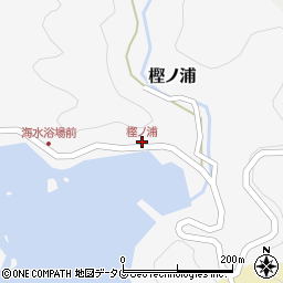 樫ノ浦周辺の地図