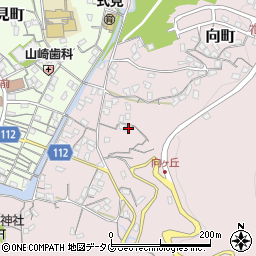 長崎県長崎市向町1376周辺の地図
