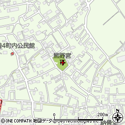熊本県上益城郡益城町広崎1110周辺の地図
