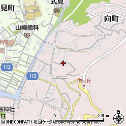 長崎県長崎市向町1350周辺の地図