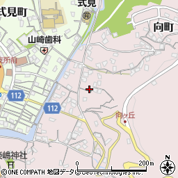 長崎県長崎市向町1177周辺の地図