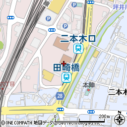 熊本国税局周辺の地図