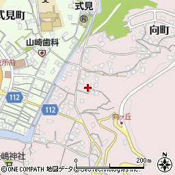 長崎県長崎市向町1777周辺の地図