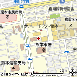 熊本東税務署周辺の地図