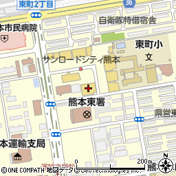 ベスト電器サンロードシティ熊本店周辺の地図