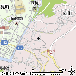 長崎県長崎市向町1345周辺の地図