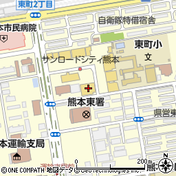 ベスト電器サンロードシティ熊本店周辺の地図