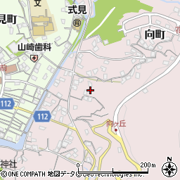 長崎県長崎市向町1378周辺の地図