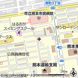 熊本県運送事業協同組合　連合会周辺の地図