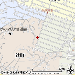 長崎県長崎市辻町23-2周辺の地図
