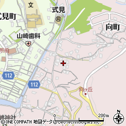 長崎県長崎市向町1343周辺の地図