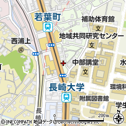 すき家長崎大学前店周辺の地図