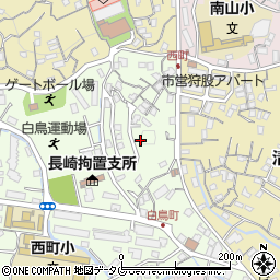 長崎県長崎市白鳥町6周辺の地図