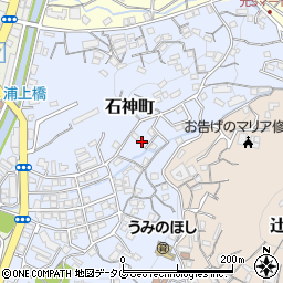長崎県長崎市石神町21周辺の地図