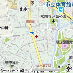 セブンイレブン熊本出水２丁目店周辺の地図