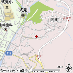 長崎県長崎市向町1296周辺の地図