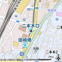 二本木口駅周辺の地図