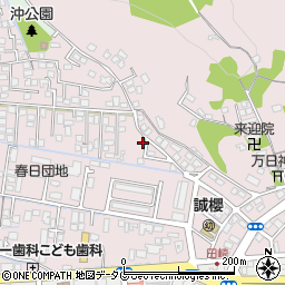 熊本県熊本市西区春日7丁目1周辺の地図